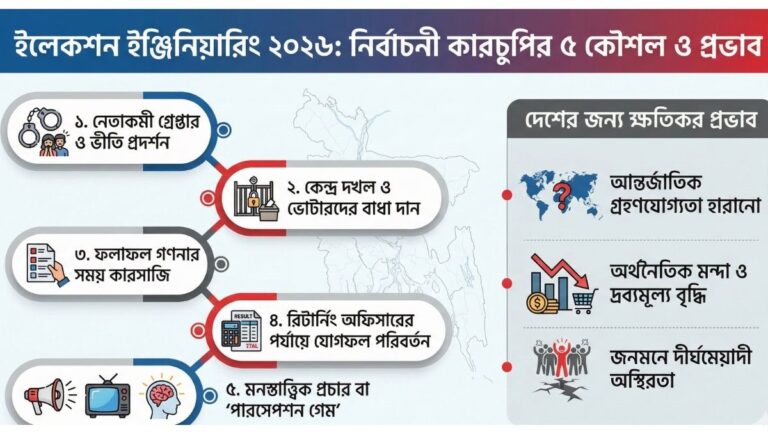 ইলেকশন ইঞ্জিনিয়ারিং কী নির্বাচনী কারচুপির ভয়ংকর কৌশল