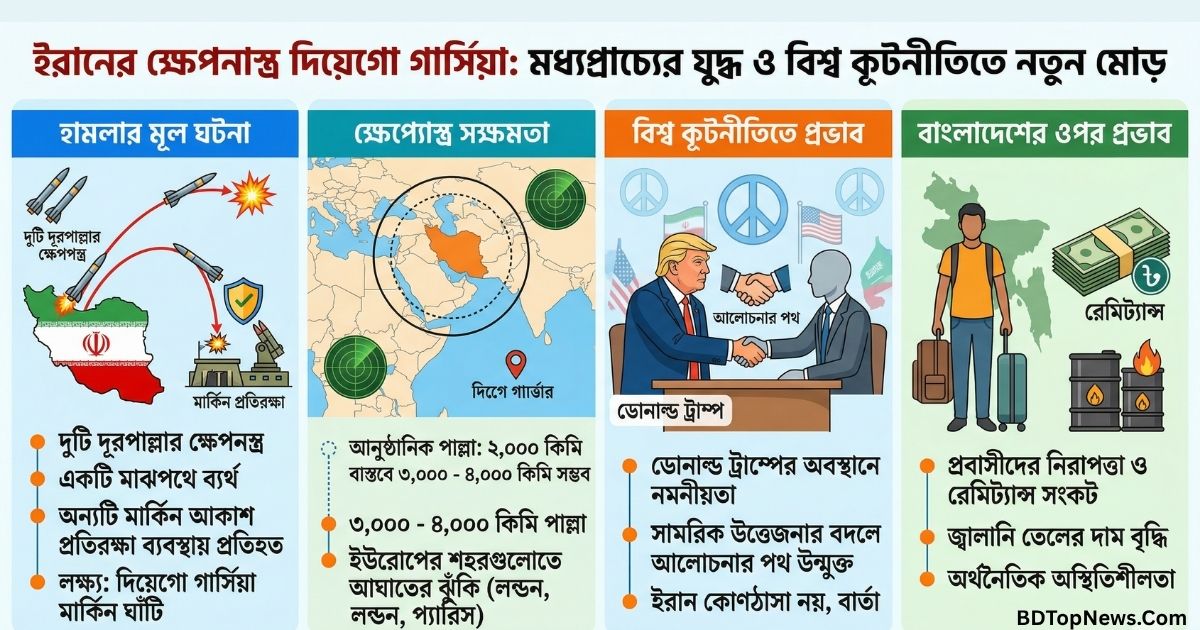 ইরানের ক্ষেপণাস্ত্র দিয়েগো গার্সিয়া