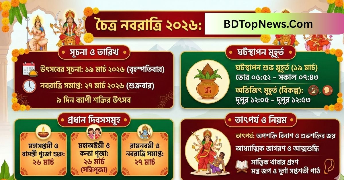 চৈত্র নবরাত্রি ২০২৬