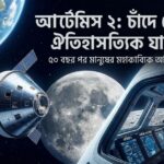 আর্টেমিস ২ ৫০ বছর পর মানুষের চাঁদে ফেরার মহাকাব্যিক অভিযান