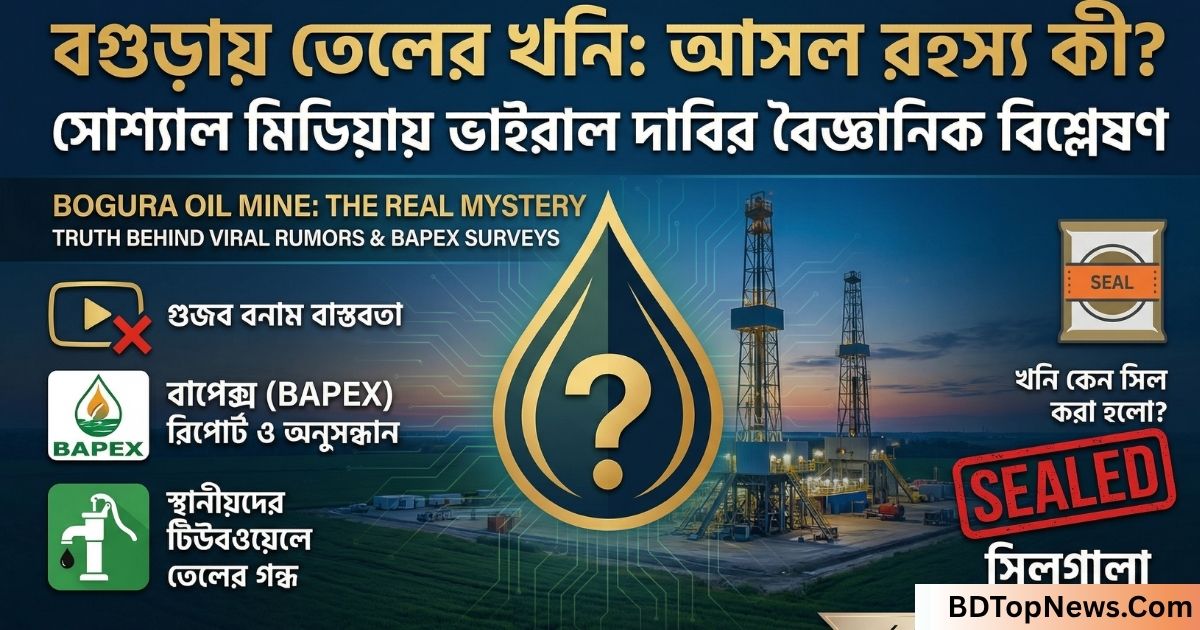 বগুড়ায় তেলের খনি দেশের সবচেয়ে বড় জ্বালানি খনির আসল রহস্য কী