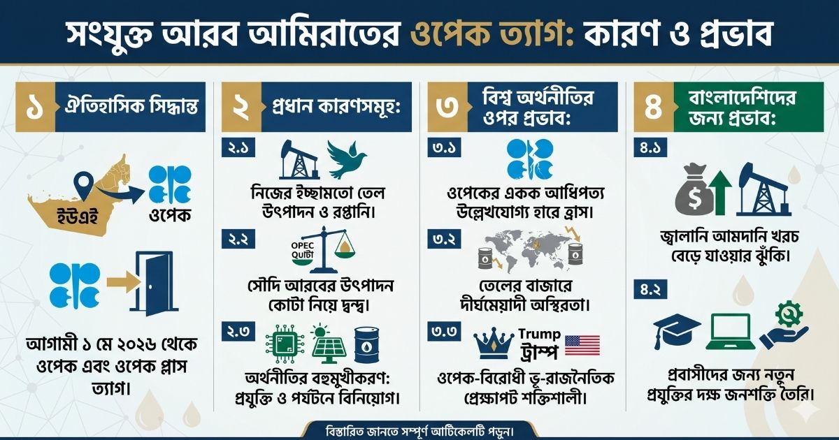 সংযুক্ত আরব আমিরাতের ওপেক (OPEC) ত্যাগ