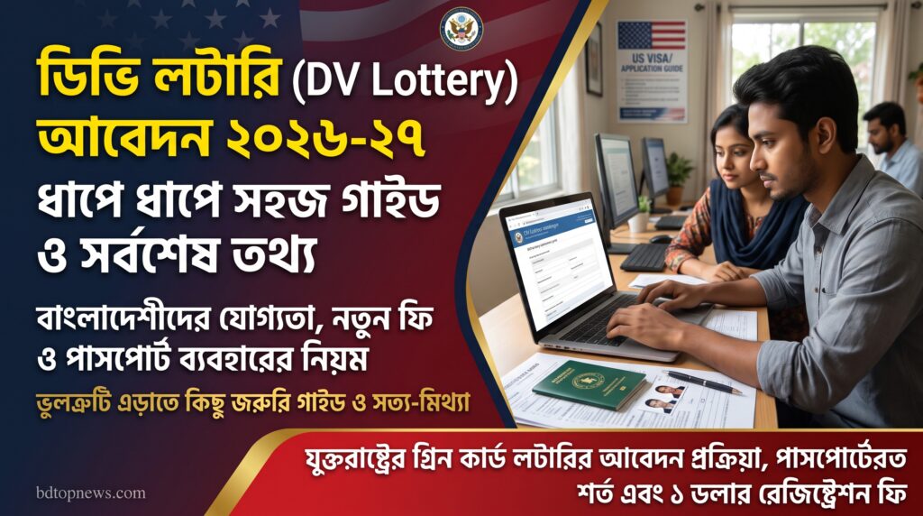 ডিভি লটারি (DV Lottery) আবেদন: ধাপে ধাপে সহজ গাইড ও সর্বশেষ তথ্য